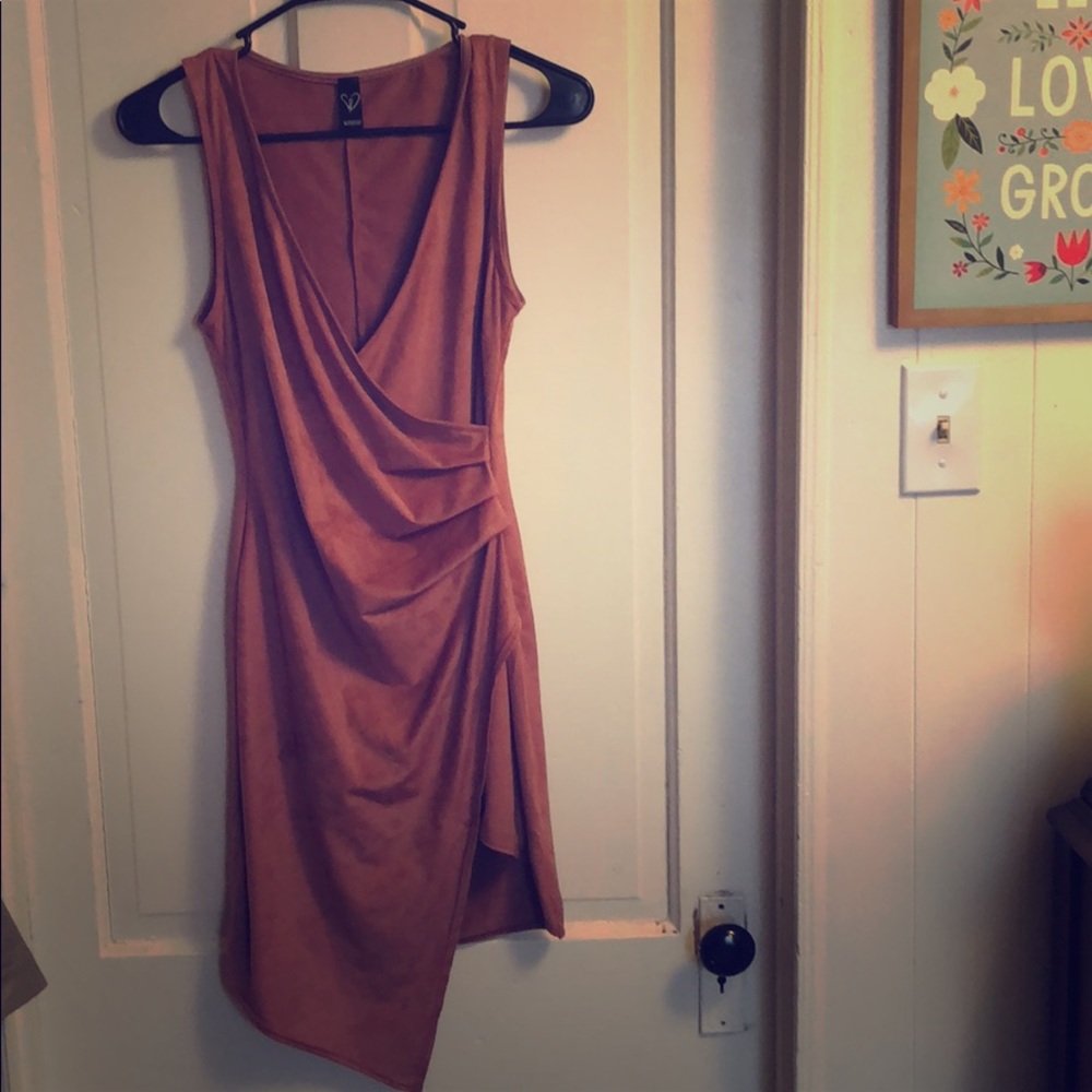 Velvet mauve dress